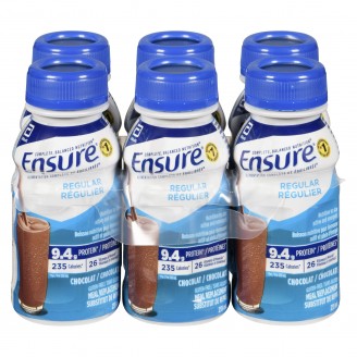 Ensure Regular Nutritional Supplement Chocolate - Case of 24